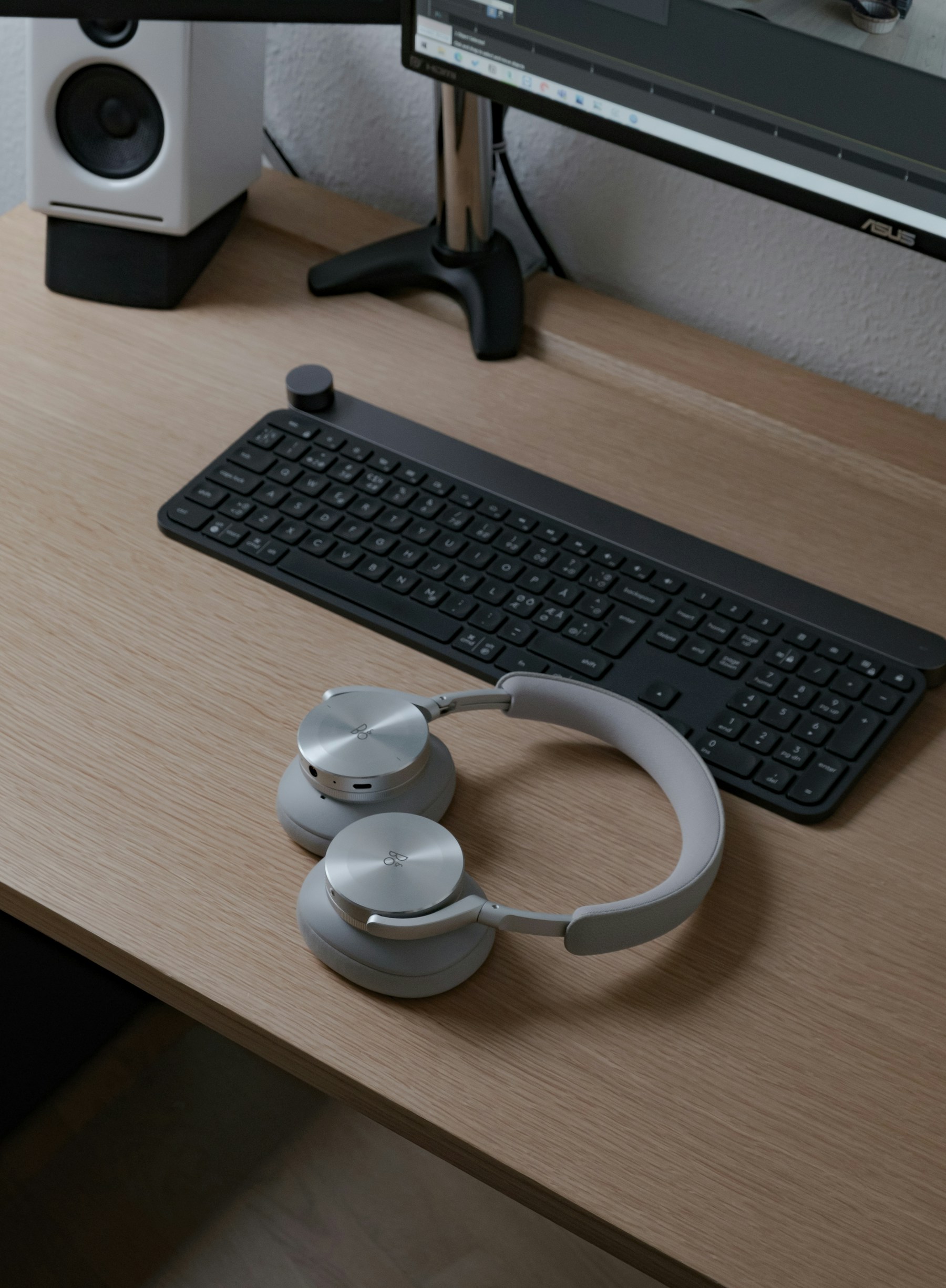 A minimal desk setup